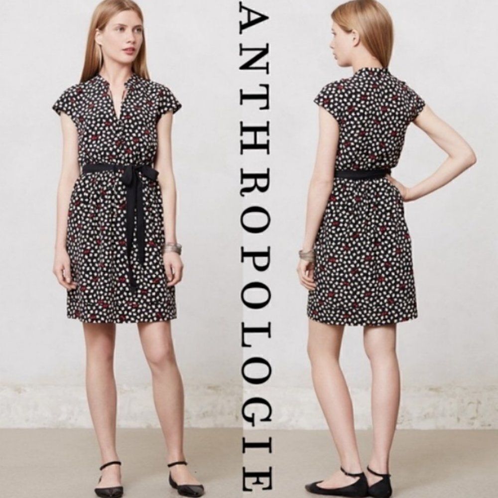 Maeve Anthropologie Odilia Sunglasses Print lightweight Feminine summer Dress XS